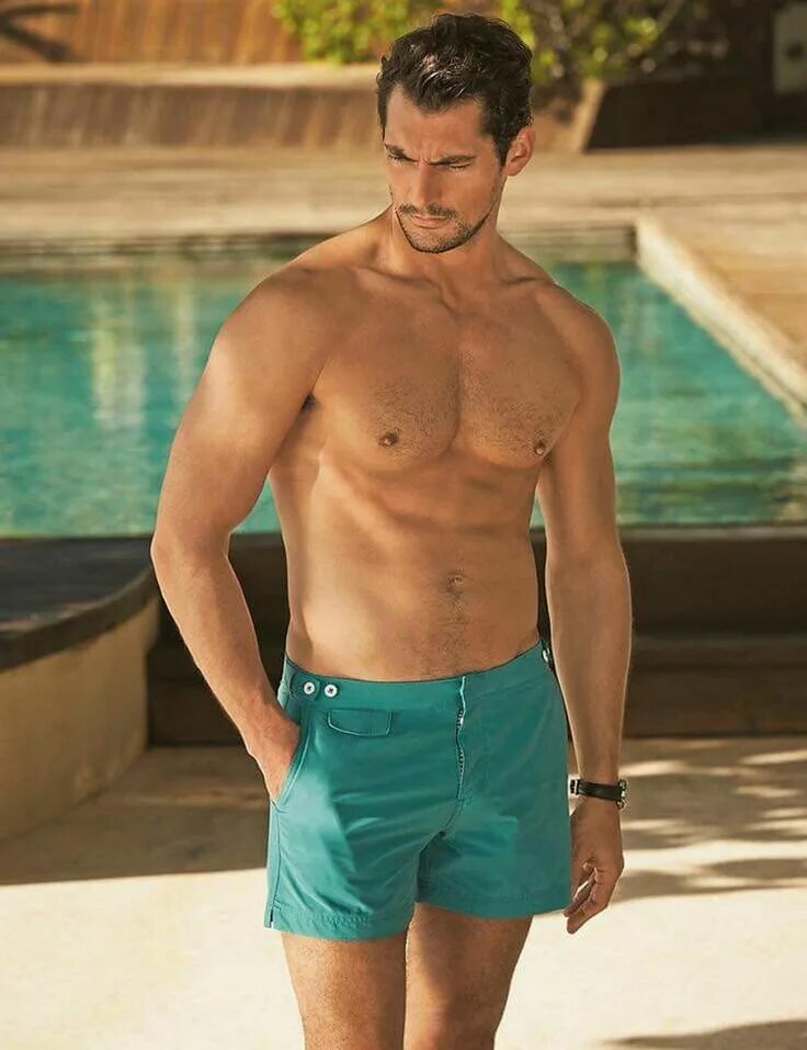 Дэвид кэнди. Дэвид Ганди торс. Дэвид Ганди на пляже. David Swim shorts.