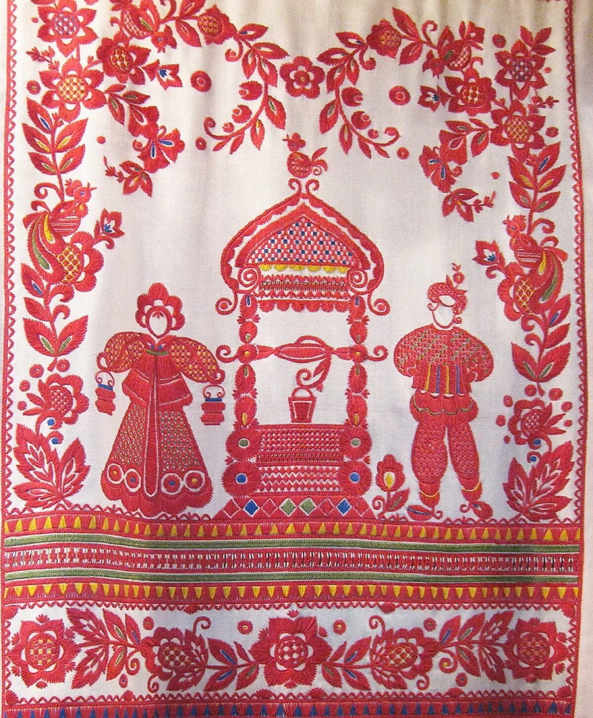 русские традиции. полотенце рушник рязанская губерния. народная художественная вышивка. русская народная вышивка. народная художественная вышивка.
