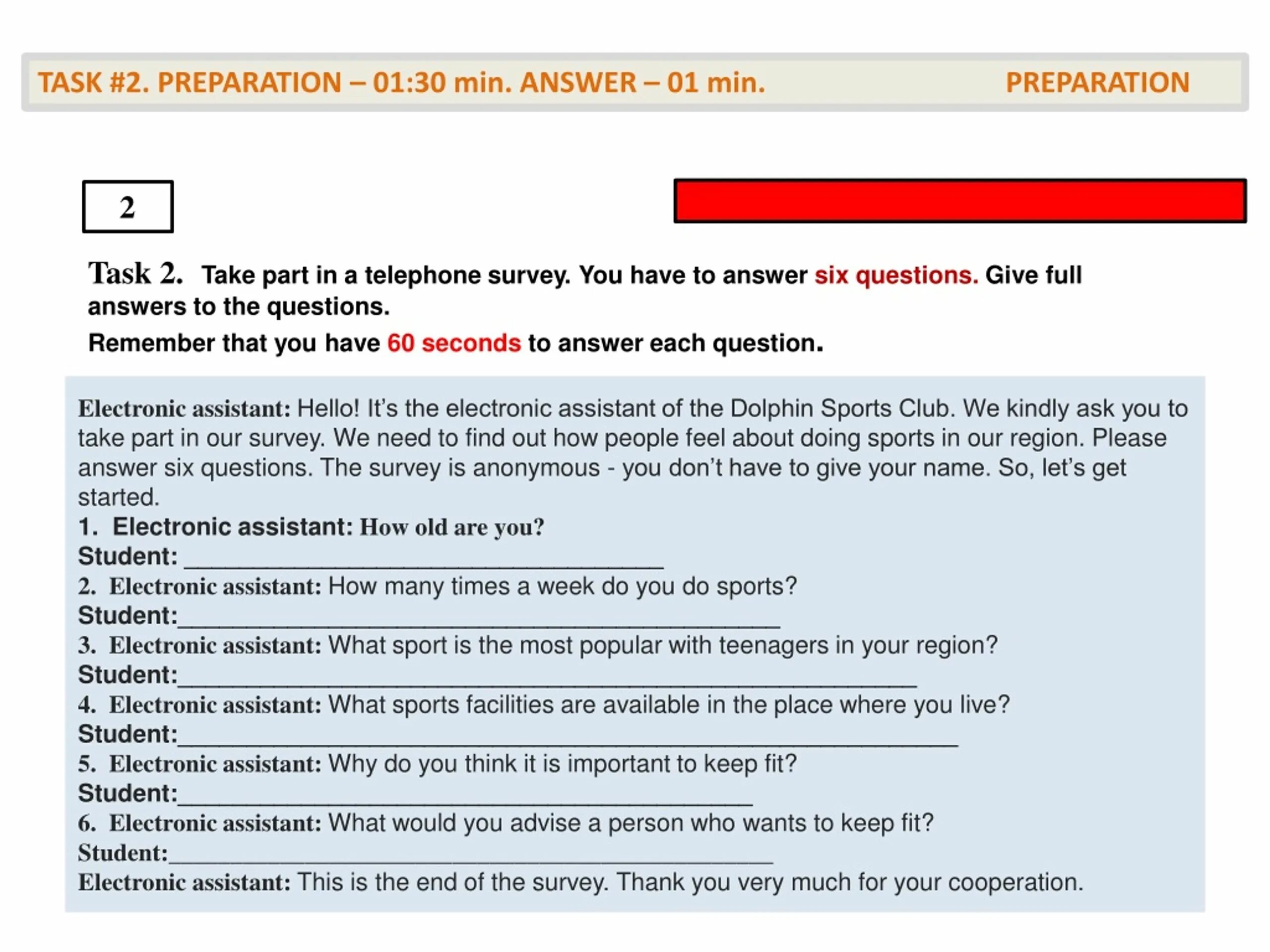 How to get task 2