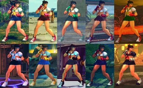 Ultra Street Fighter 4 "Скин: Hot Sakura" .