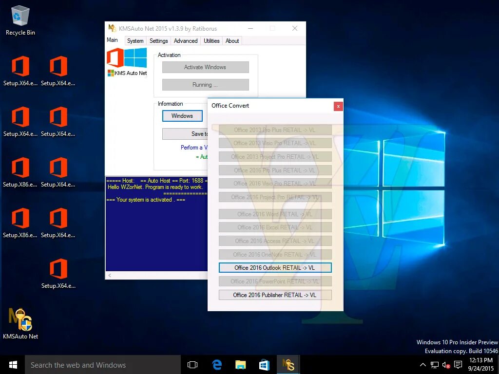 Setup x86 exe