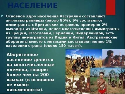 Воспроизводство населения австралии