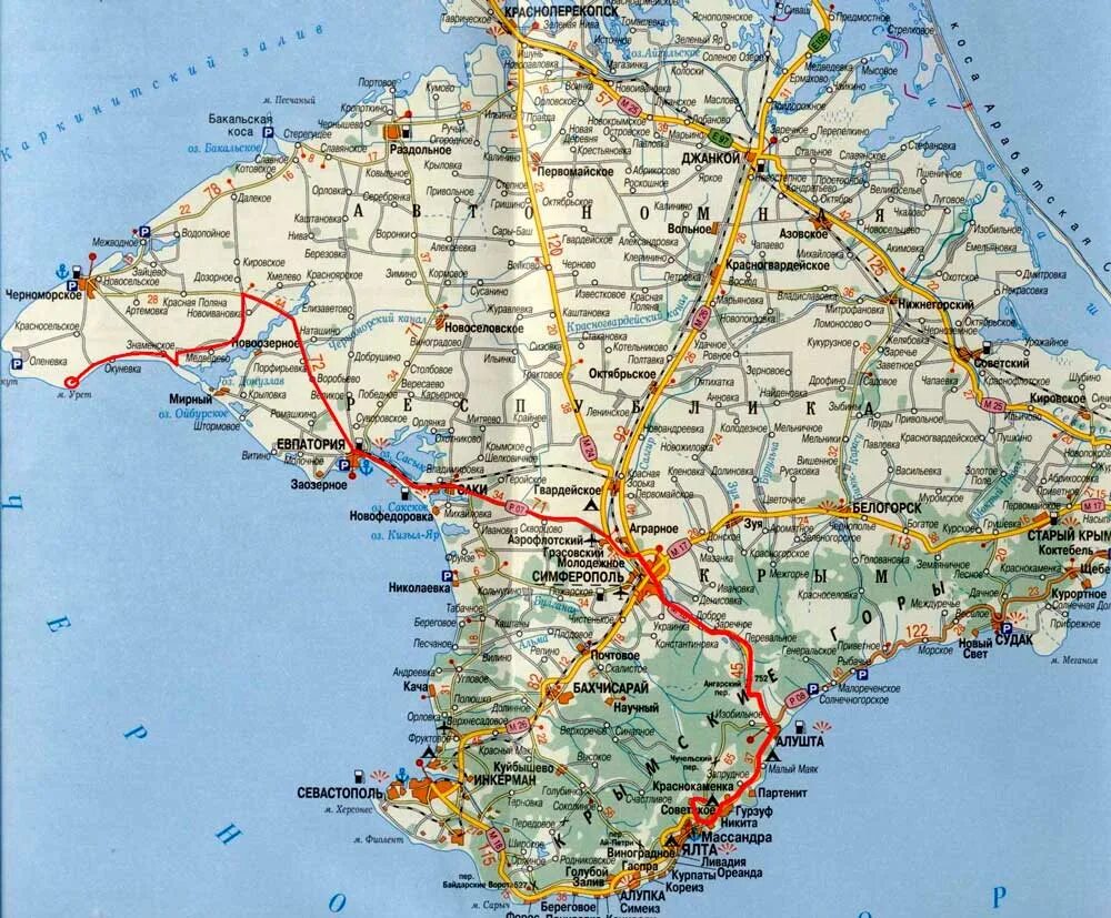 Карта крыма какой. Полуостров тарханкут крым на карте. карта крыма подробная. крым карта с городами и поселками. западный крым карта побережья подробная.