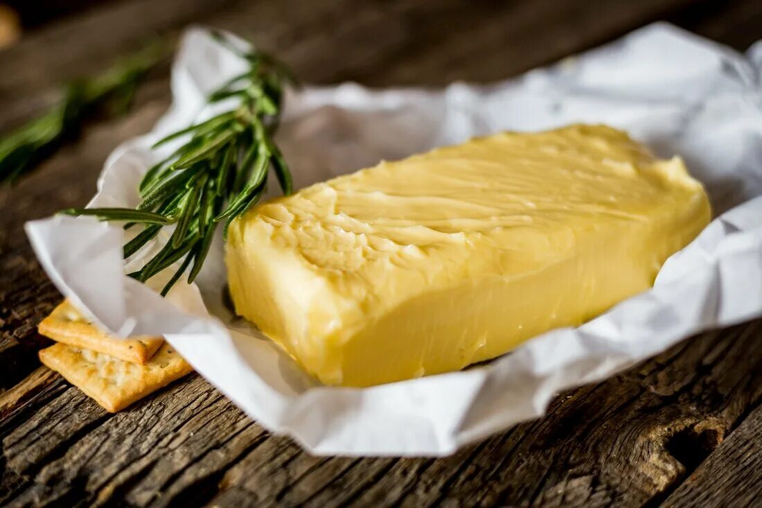 Under the butter