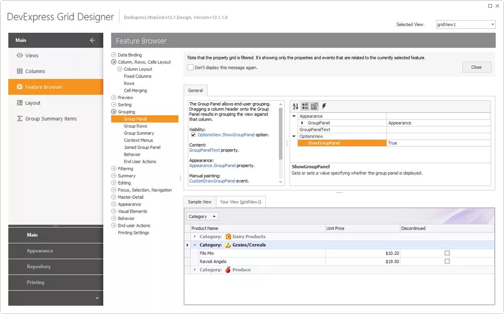 Developer express. Devexpress. devexpress grid. winforms grid. devexpress c#.