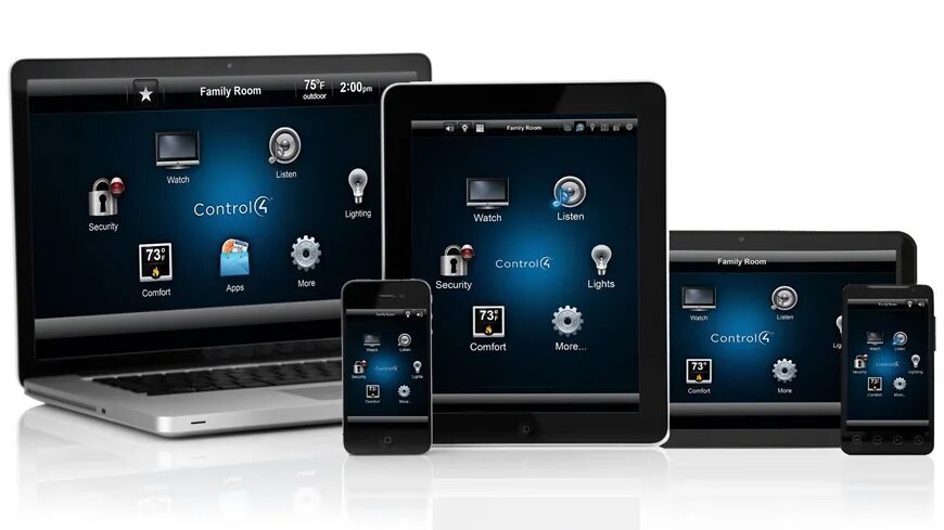 Умный дом 4. Control4 умный дом. Control4 Home Automation. Интерфейс умного дома. Персональный компьютер для умного дома.