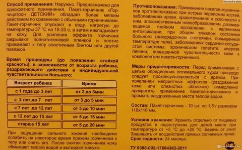 Горчичники держат