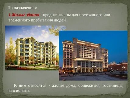 Жилой дом предназначен для