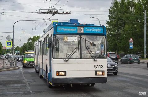 Спб троллейбус 13 маршрут остановки