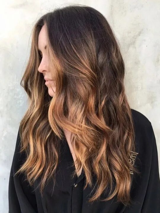 омбре на коричневые волосы. омбре на темные волосы. омбре корица. окрашивание кончиков волос на темные волосы. коричневые кончики.