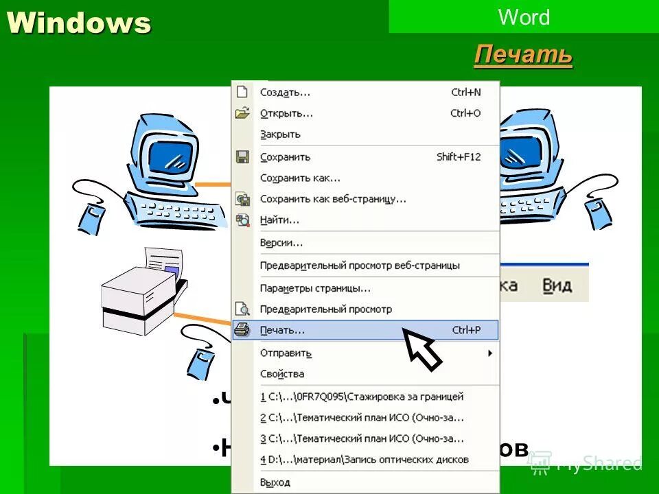 Как печатать без ворда. Печать в word. windows word. печать из ворда. окно печати в ворде.