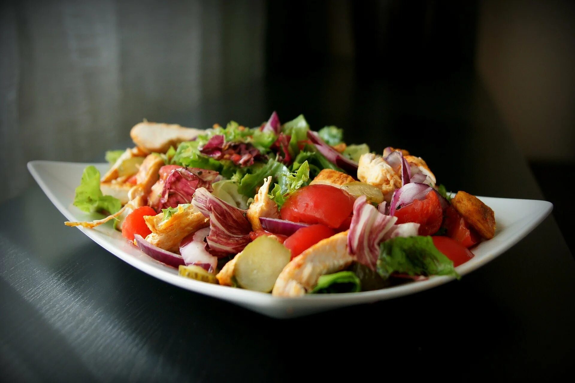 Many salad
