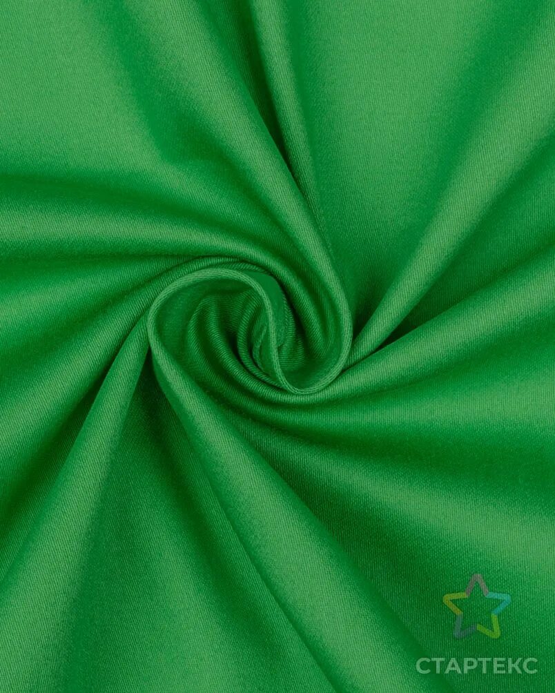 Коттон сатин Панаш. Зеленый хлопок. Хлопковая ткань зеленая. Сатин зеленый.