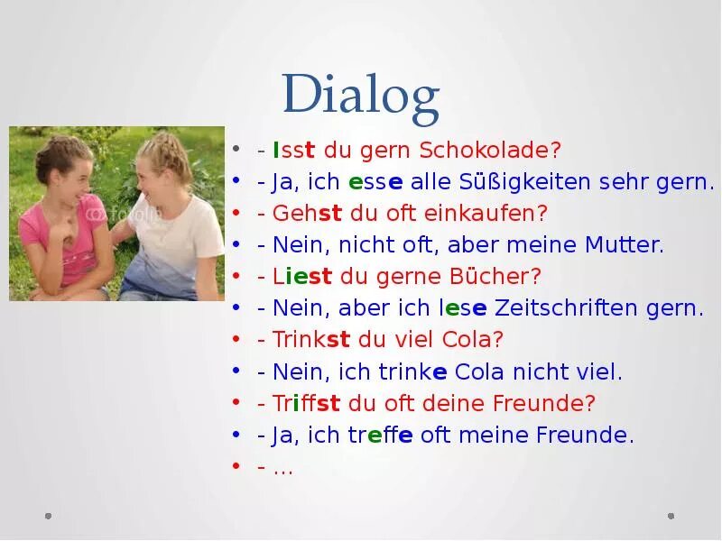 Das ist ja. Диалог на немецком. Диалог по немецкому. Составить диалог на немецком. Gern gerne в немецком языке.
