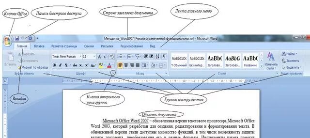 Панели инструмента MS Word 2010. Панели интерфейса ворд 2007. Панель переходов в Ворде. Особенности настройки текстового процессора MS Word 2007.. Какой пункт меню позволяет настроить панель