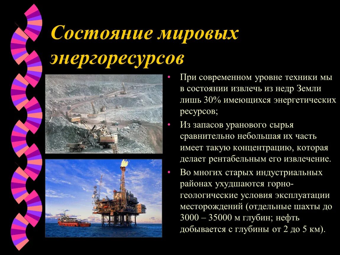 Значение мировых топливных ресурсов. Значение мировых топливных ресурсов