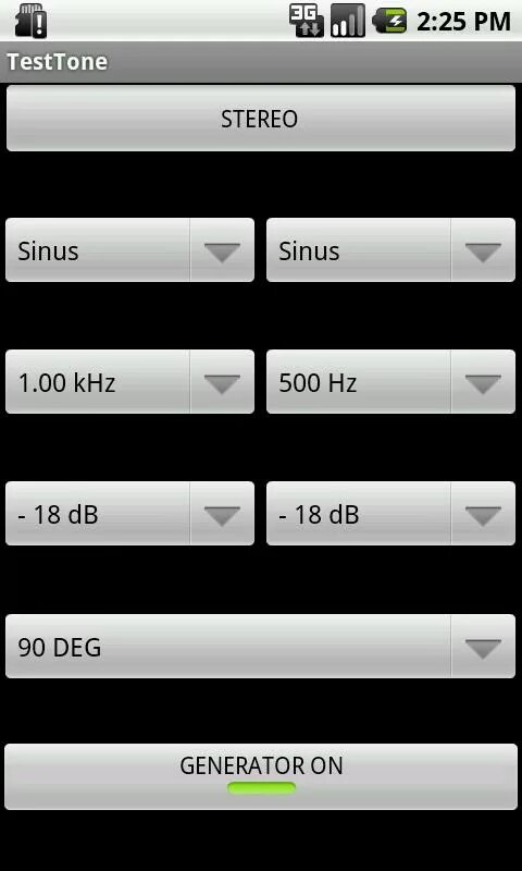 Audio test. Simple tone generator приложение. генератор звука андроид. test tone generator android.