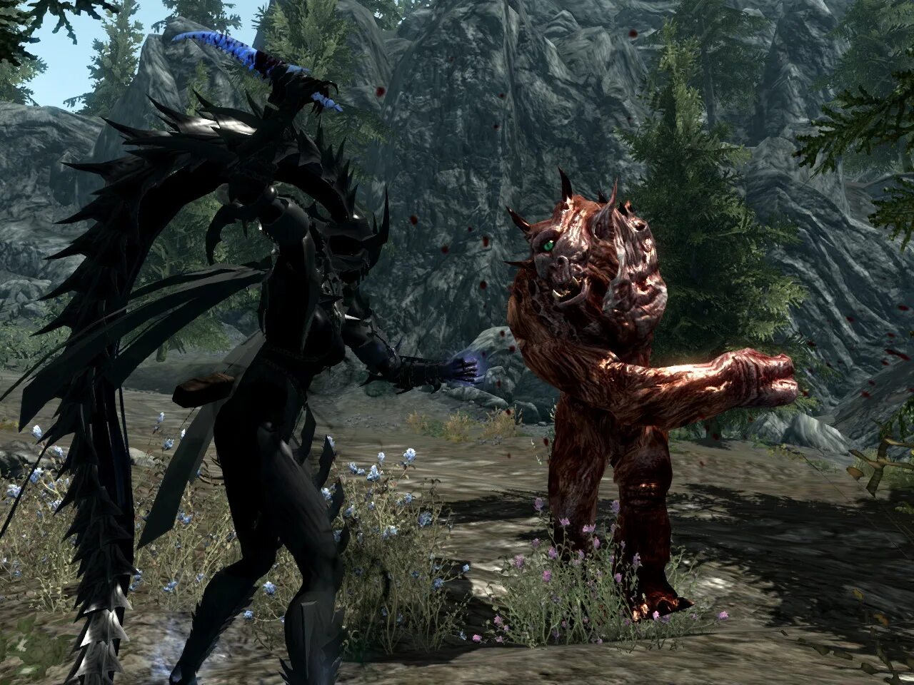 Skyrim для модов. Skyrim броня вервольфа. бич даэдра. зверолюды скайрим моды.