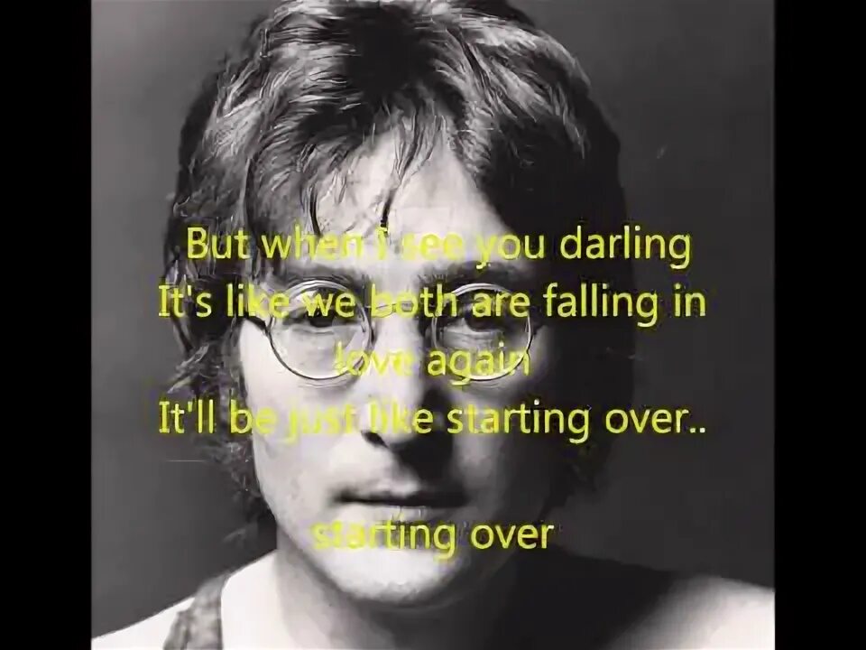 John Lennon - (just like) starting over.
