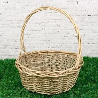 Ручка для корзины из лозы