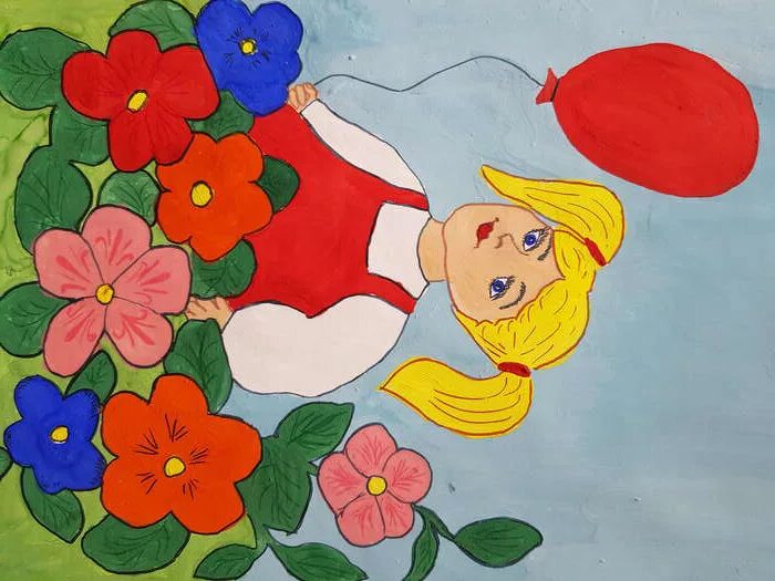 Рисунки какого цвета. Нарисовать какого цвета лето.