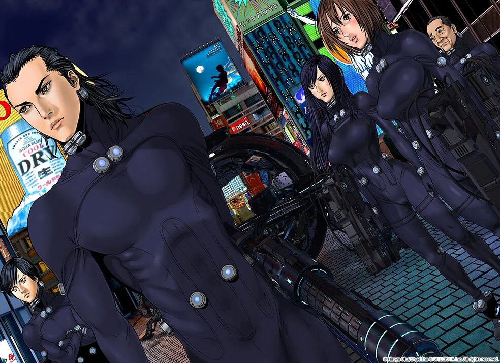 Гантз. Гантз осака. ганц аниме. ганц / gantz. какитцу gantz.