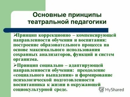 Педагогические принципы презентация