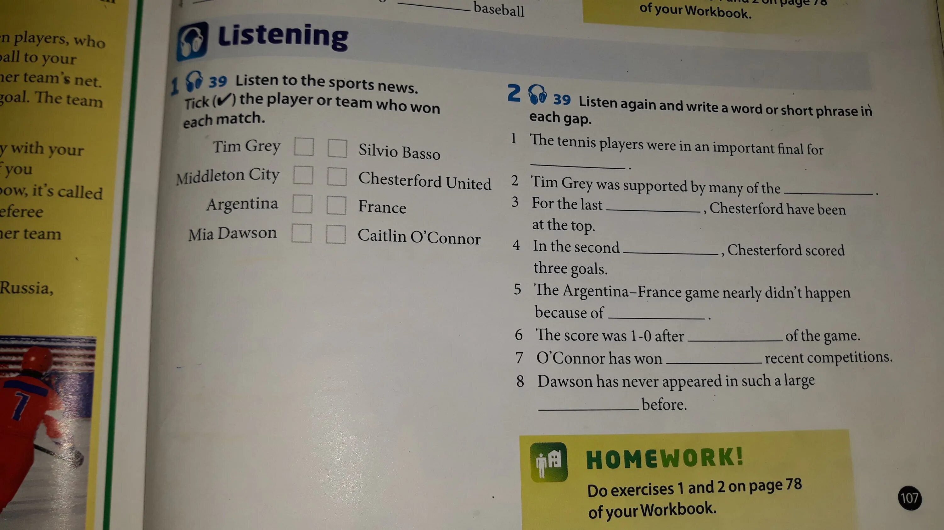 Listen again and complete tommy's questions. Listen again and fill in the order. Listen again and fill in the order. Listen to six excerpts. Listen again and fill in the order.