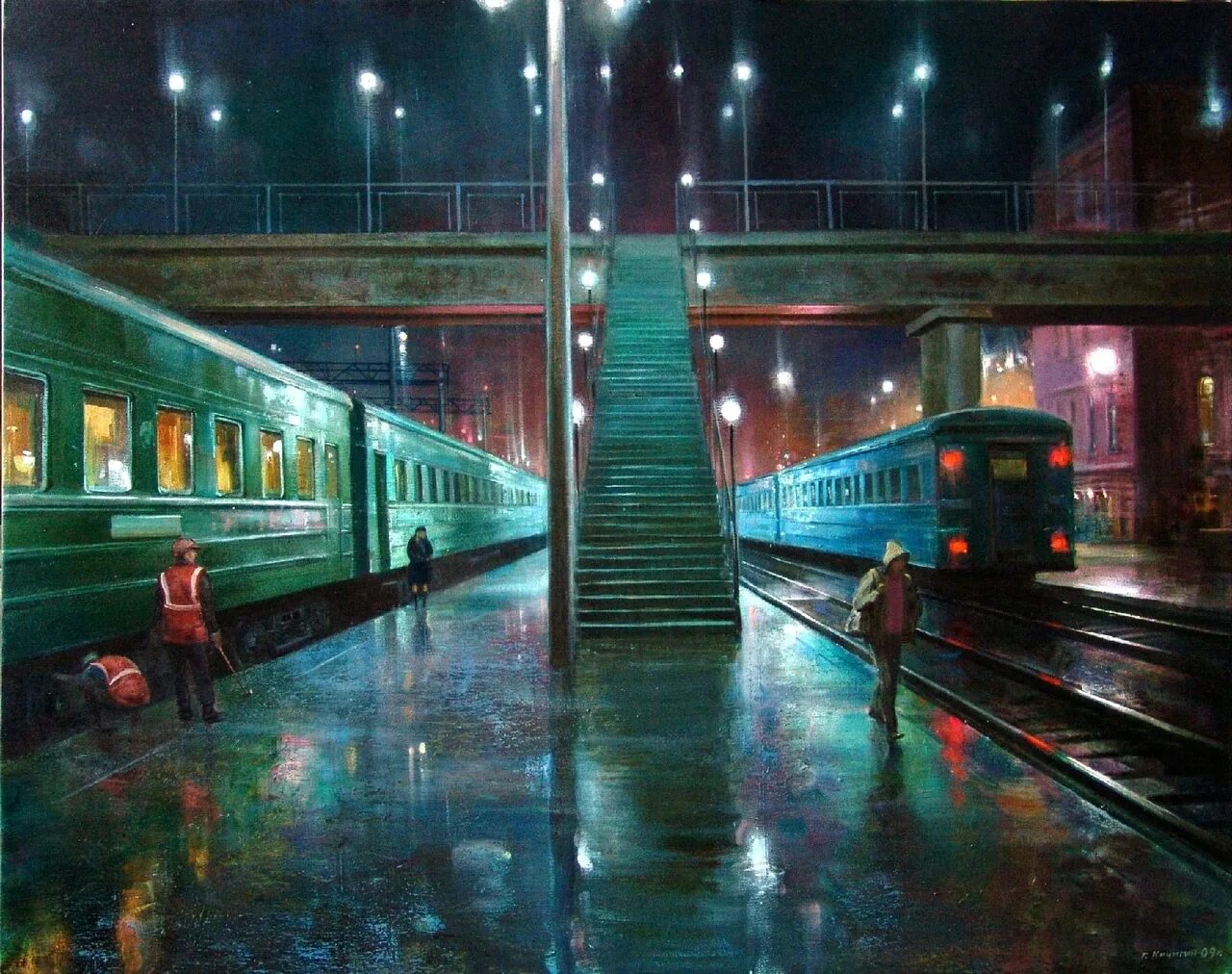 Перрон картина. Перрон картина. Вокзал в живописи. Перрон картина. Поезд живопись.