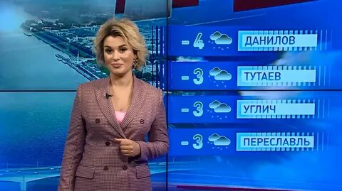Текст ведущей погоды
