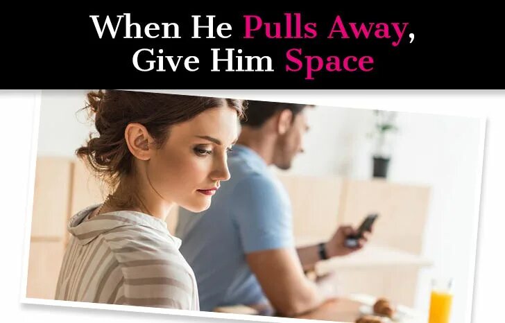 Pull away |. Beauty advice article. Giving him away