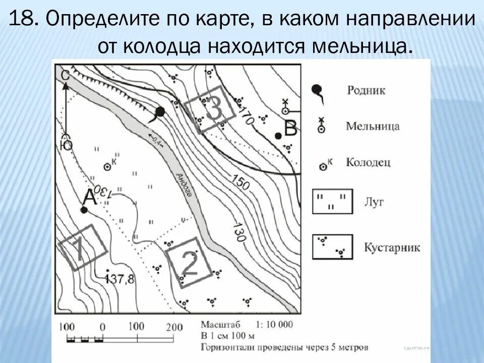 Овраги огэ