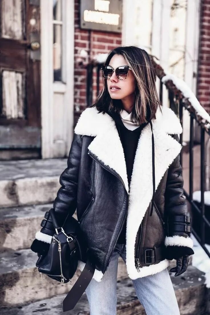 Women's Fashion Lapel Leather Zipper Jacket - ShopperBoard