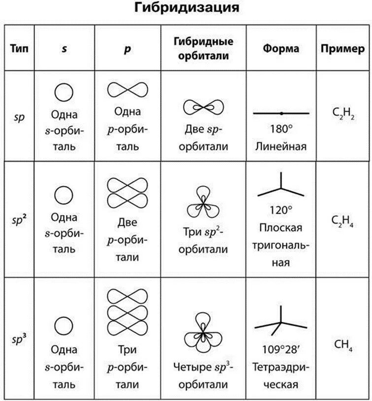 Типы гибридизации в органической химии. Сп3 гибридизация в органике. Типы гибридизации орбиталей. Гибридизация примеры химия. Связи молекул в органической химии