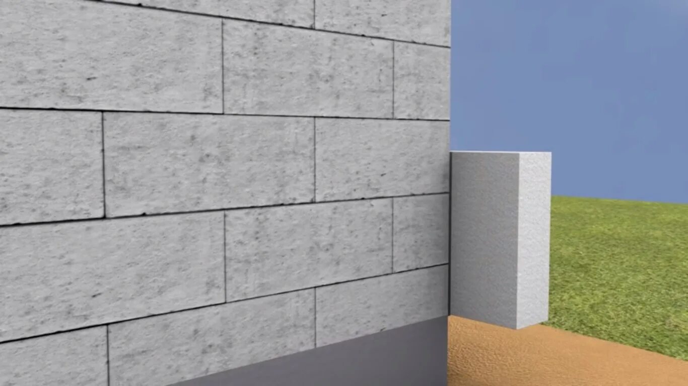 Наружная стена из газоблока. Наружная стена из газоблока. Внутренняя несущая стена из газобетона 300 мм. Газобетон блок (300 мм) + воздушный зазор + облицовочный кирпич. Отделка газоблока снаружи.