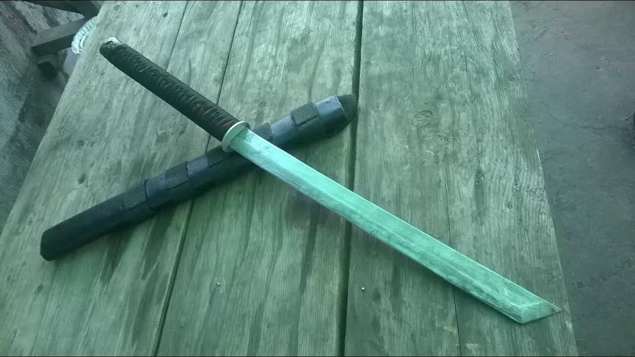 Как сделать катану без ковки