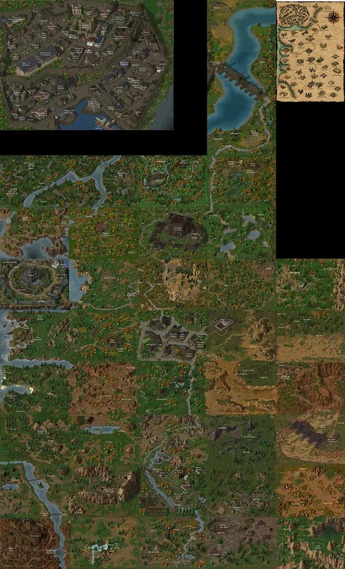 D d baldur s gate. Карта балдурс гейт 1. baldur&#039;s gate 1 карта.