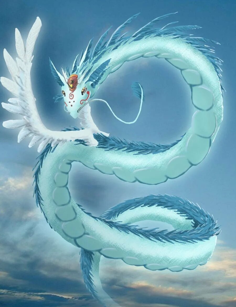 Драконы ветрова. Тяньлун Небесный дракон. Белый дракон Байлун. Лазурный дракон Сейрю. Дракон. Ветра.. Дрэгон.