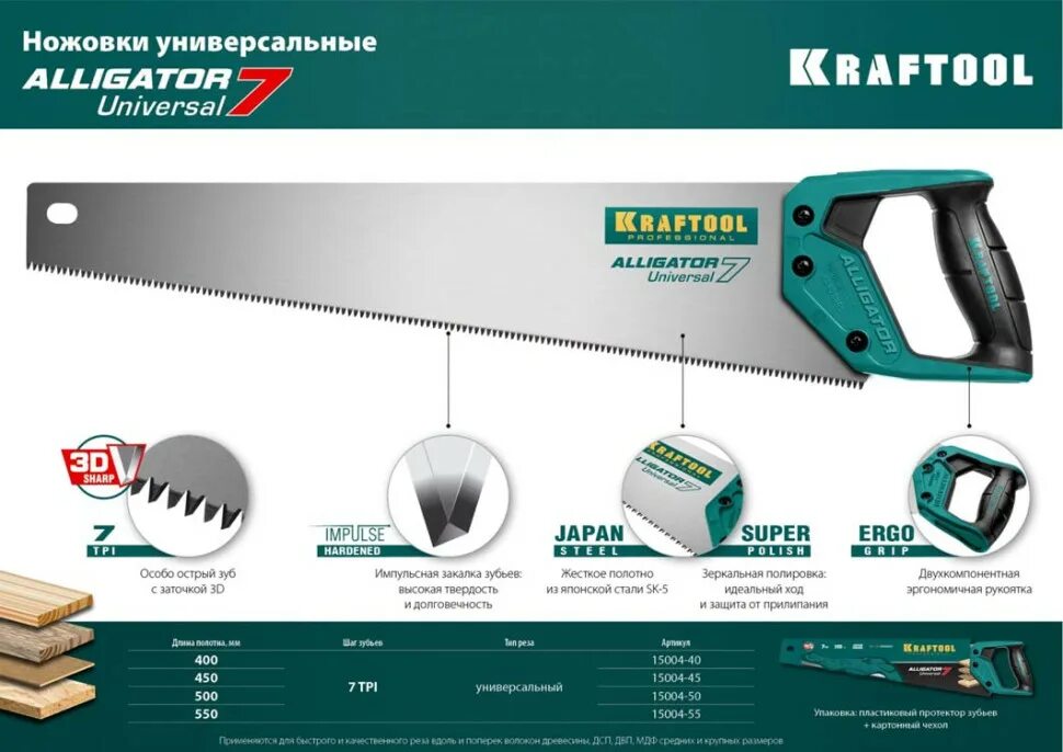 Ножовка Kraftool Alligator Gips 15210. Ножовка Kraftool Alligator Gips 15210 550 мм. Ножовка универсальная "Alligator Universal 7", 400 мм, 7 TPI 3d зуб, Kraftool. Ножовка универсальная "Alligator 7", 450 мм, 7 TPI 3d зуб, Kraftool.