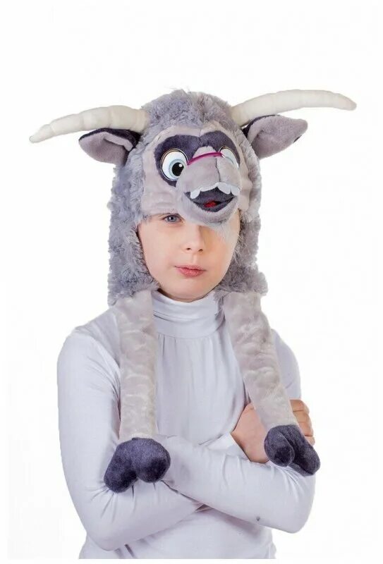 Карнавальная шапка козлик. 4031 карнавальная шапочка козлик. Шапка козленка. Шапка козленка. Козочка в шапочке.