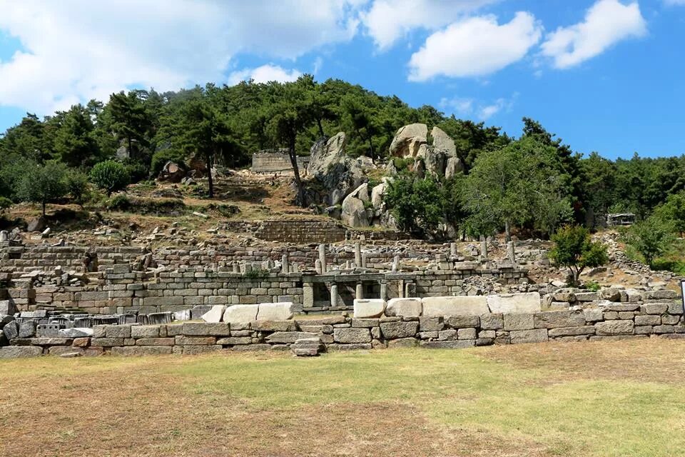 El milas. Labranda Antik Kent. Город Лабранда Мугла Турция достопримечательности фото. Trebenna.