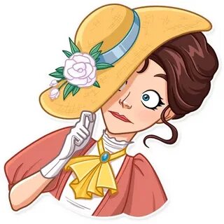 Lady sticking