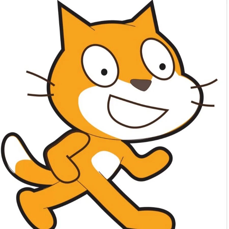 Рыжий кот и й scratch. Рыжий кот и й scratch