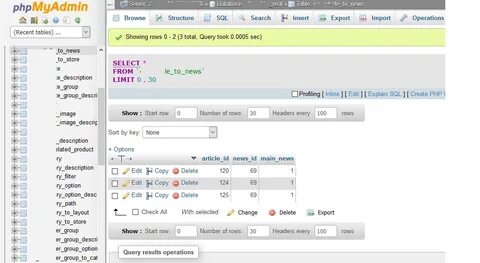 Бд phpmyadmin