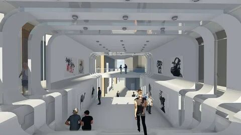 Electric art gallery