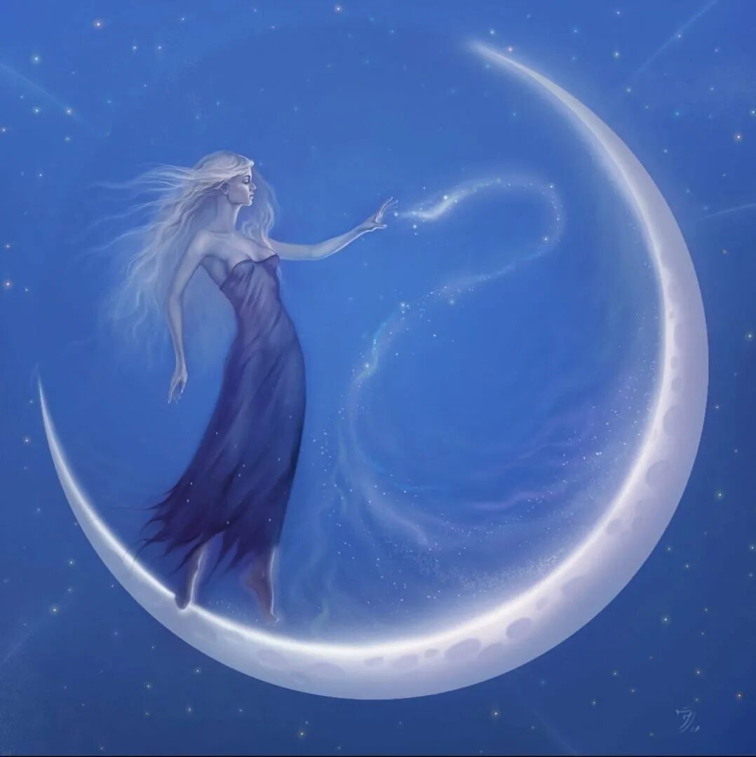 Полная луна девушка. Лунная девушка. Луна в деве. Растущая луна дева. Звучание души картинки.