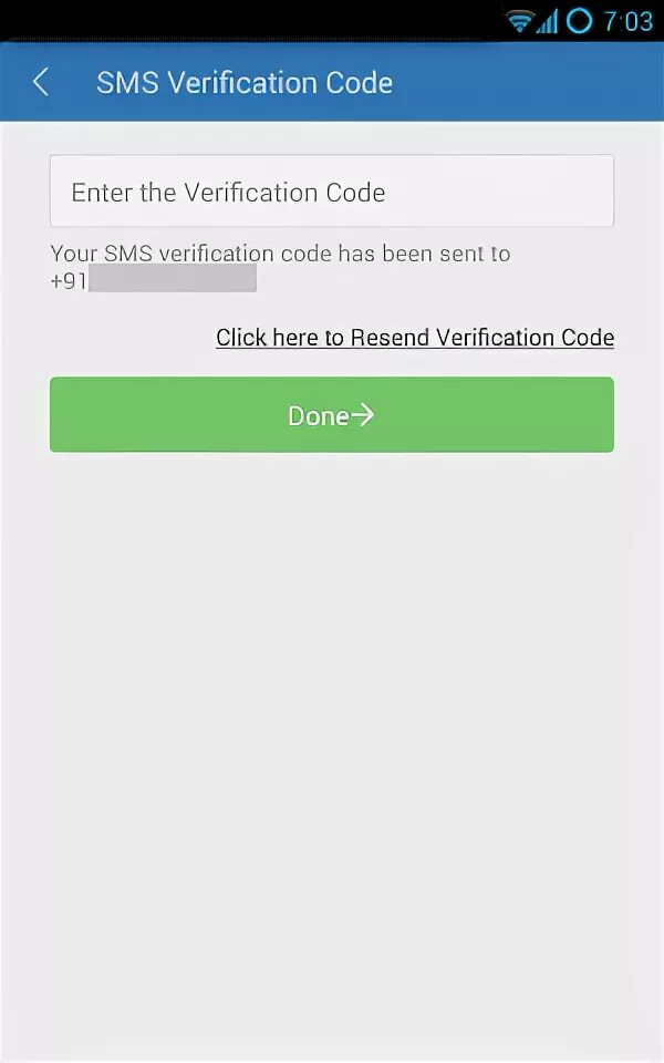 Smscode