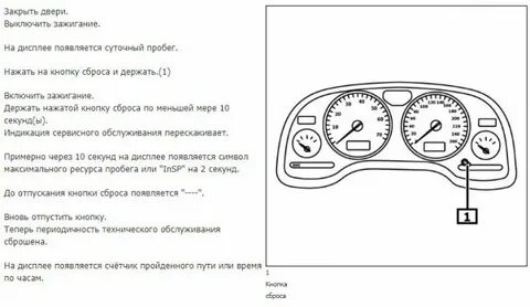 Как сбросить суточный пробег