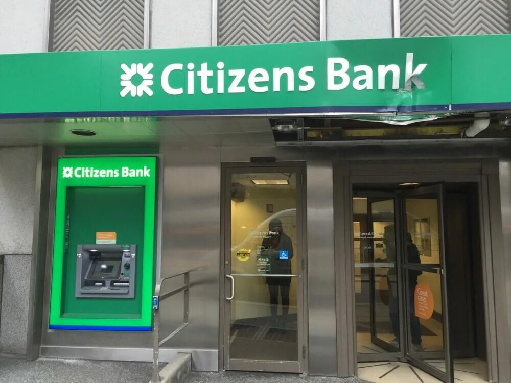 Citizen банк. Citizen Bank Balance. Небольшие отдельностоящие банки США. Банковские кассы в банке в Америке.