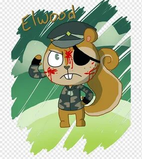 Flippy Cartoon Fan art, Happy Tree friends, comics, vertebrate, fictional C...
